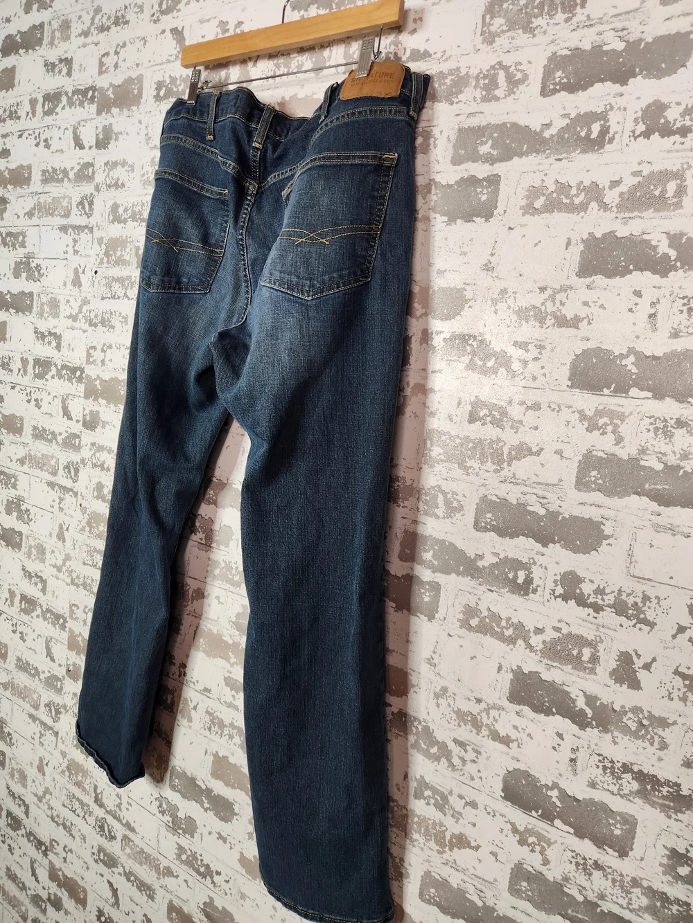 Signature by Levi Strauss Dark Blue Chinos